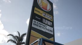 Biofuel made from beer - sign