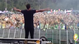 DJ 'trolls' festival crowd