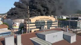 Grossbrand in Olten (Aarepark) - 1/6
