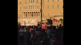 #OXI Protests in Athens,Greece on 15-07-2015