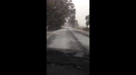 Driving While its snowing