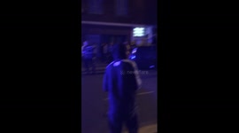 Car lifted by friends to free trapped man