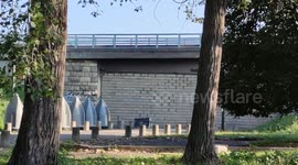 French authorities build 'wall of shame' in Paris to keep drug addicts outside the city