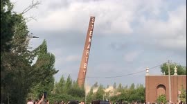 Iconic Stewartby Chimney has been demolished marking end of an era