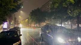 Heavy rains hit NY, US