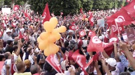 Tunisians protest against President Kais Saied's decisions to strengthen presidential powers in Tunis, Tunisia