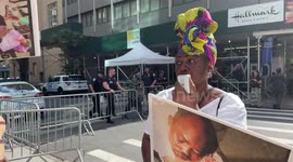 Nigerian Protests Outside The U. N. General Assembly In New York, USA