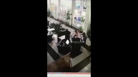 A naked man attacked a security guard at the Barnaul railway station