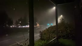 Extreme downpour and winds hit Devon