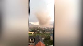 Tornado rips through village damaging dozens of homes in China