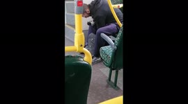 Only on a Manchester bus would you hear a man telling a magpie to stop it and putting it in his bag