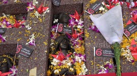 Activists commemorate 45th anniversary of Thammasat University massacre in Thailand