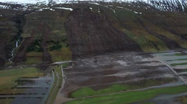 Farms evacuated after rainfall triggers around 20 landslides in northern Iceland