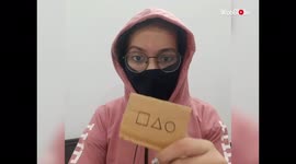 'Indian girl welcomes Halloween month by transforming into the scary doll from Squid Game'