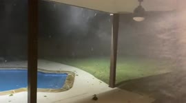 Footage shows the extreme freak weather affecting Oklahoma, USA