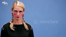 DIY Halloween creepy doll makeup that'll seriously spook everyone