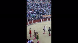 Bullfighting at Las Ventas, Madrid for Spain’s national day