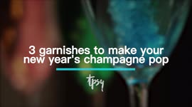 Festive Garnishes to Make Your New Year’s Champagne Pop
