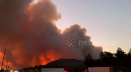 Alisal Fire rapidly grows along Southern California coast as its fueled by heavy winds