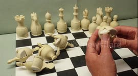 Cube gambit: Mini Rubik's Cube make amazing chess board