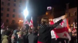 Ex-president Saakashvili supported by thousands of Georgian protesters