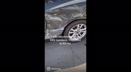 Black Man Harrassed by Klu Klux Klan member after car accident