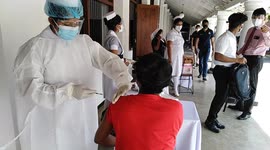 The Pfizer Covid vaccination program for students in Colombo, Sri Lanka