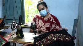 The wheel of fortune in needle thread weaving turned around for a woman from Jessore, Bangladesh