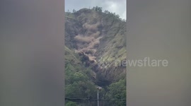 Landslide crashes down  hillside as earthquake kills three in Bali, Indonesia