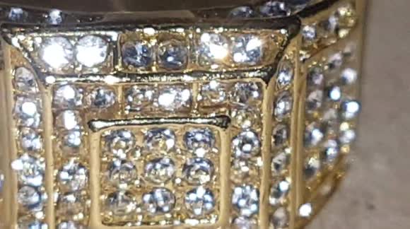 24ct gold ring I received as a present from my best friend today