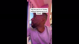 Heartwarming video of Turkish restaurant worker scratching stray cat's belly with broom goes viral with 7m views