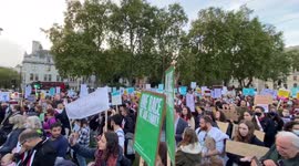 Nationality and Borders Bill protested outside British Parliament