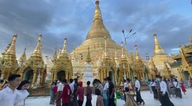 Myanmar Buddhist devotees celebrate Thadingyut full moon day during the military coup in Yangon