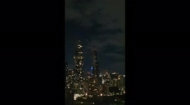 Meteor soars over Melbourne as the city celebrates end of 262-day lockdown