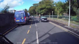 2for1 one driver not looking the other can't see through windscreen