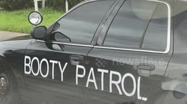 'Booty Patrol' ex-cop car is on the hunt in Miami