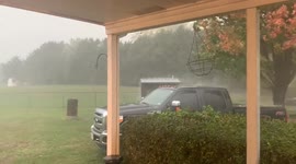 Crazy storm in Nokesville, USA