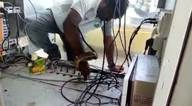 Snake gets rescued from official region in southern India