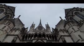 Press and activists gather at Royal Courts of Justice ahead of Assange's extradition hearing