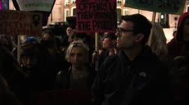 Andy Burnham Attends The 'Stop Spiking Now' Protest. In Manchester