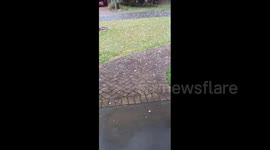 Golf ball sized hail in Adelaide, Australia