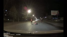 Thief steals tablet and gets knocked by car while trying to escape