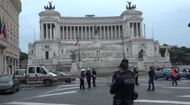 Brazil's president Jair Bolsonaro could be seen speeding through Rome as G20 summit comes to a close