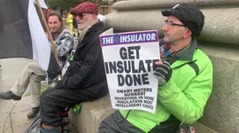 Insulate Britain Supporters in Glasgow for United Nations CoP26 Climate Change Conference