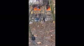 13 people were rescued from a house on fire after an explosion in Baltiysk