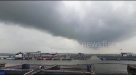 Black Cloud Coil in Gajah Mungkur Reservoir, Central Java
