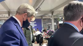 Former Senator and presidential candidate John Kerry was spotted at COP26