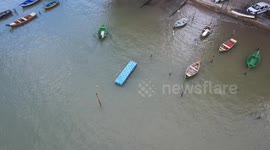 Praia do Ribeiro is a magical place where colorful fishing boats are anchored