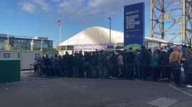 Agony continues for thousands of COP26 attendees as they wait over an hour to enter venue