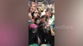 Surge in Covid-19 cases sparks panic buying in eastern China